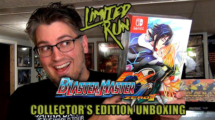 Blaster Master Zero 3 Collector's Edition Unboxing - Limited Run Games