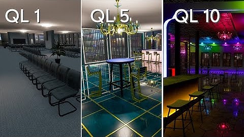 Interior quality levels in the procedural city