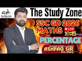 01 Percentage Maths for SSC GD 🚨 100% Concept + Tricks PYQ ASHFAQ SIR #sscgd #maths