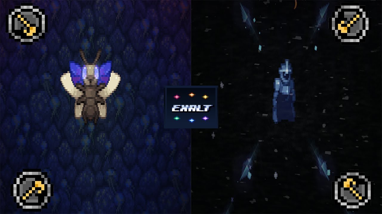 Terraria (1.4.4.9) Exalt Mod Summoning Class VS All Bosses (Master