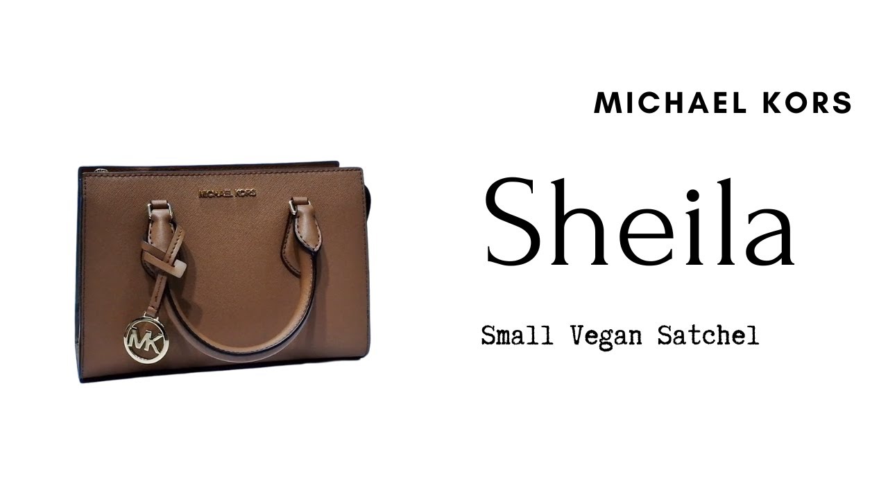 MICHAEL KORS Sheila Small Faux Saffiano Leather Satchel