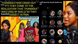 Thandeka Fans Crash Out Pt1they Come To The Realization That Thandeka Was Used By Mac G As 