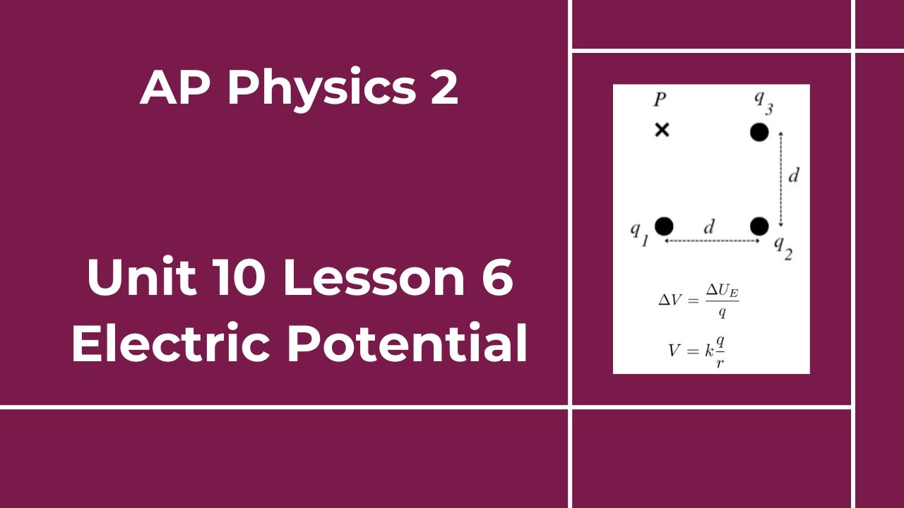 AP Physics 2 - Unit 10 - Lesson 6 - Electric Potential - YouTube
