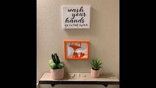 How to Make a Reverse Canvas With Your Cricut