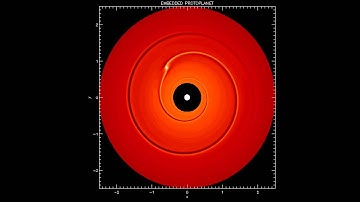 Planet-Disk Interaction and Orbital Migration. Movie 1. Low Mass Planet