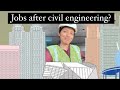 Jobs after civil engineering?Branches of civil engineering ||#jobsafterbtech #engineeringjobs