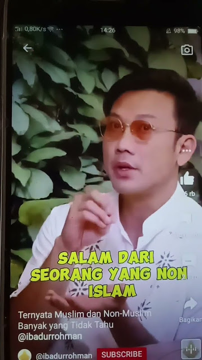Banyak muslim dan non muslim yang tidak tau