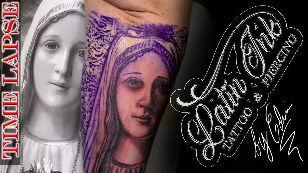 ✍TATTOO ⏱TIME LAPSE VIRGEN MARIA / ❤VIRGIN MARY TATTOO✍ 