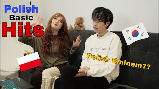 [PL/ENG] KOREAN BOY REACTING FOR POLISH BASIC HITS