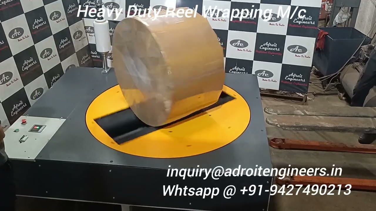 Heavy Duty Reel Stretch Wrapping Machine