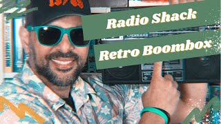 NEW Retro Boombox from Radio Shack rocks! - QFX ReRun X Cassette Player Experience #UNBOXING