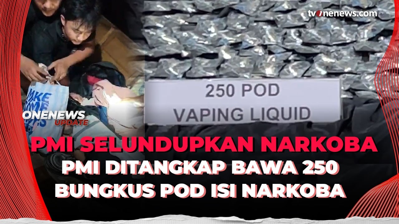 Detik-Detik Pekerja Migran Ditangkap Gegara Selundupkan Narkoba dari Malaysia | OneNews Update