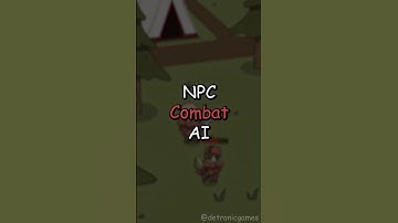 Nova IA de combate para os Npcs #gamedev #desenvolvimentodejogos #jogos #unity3d