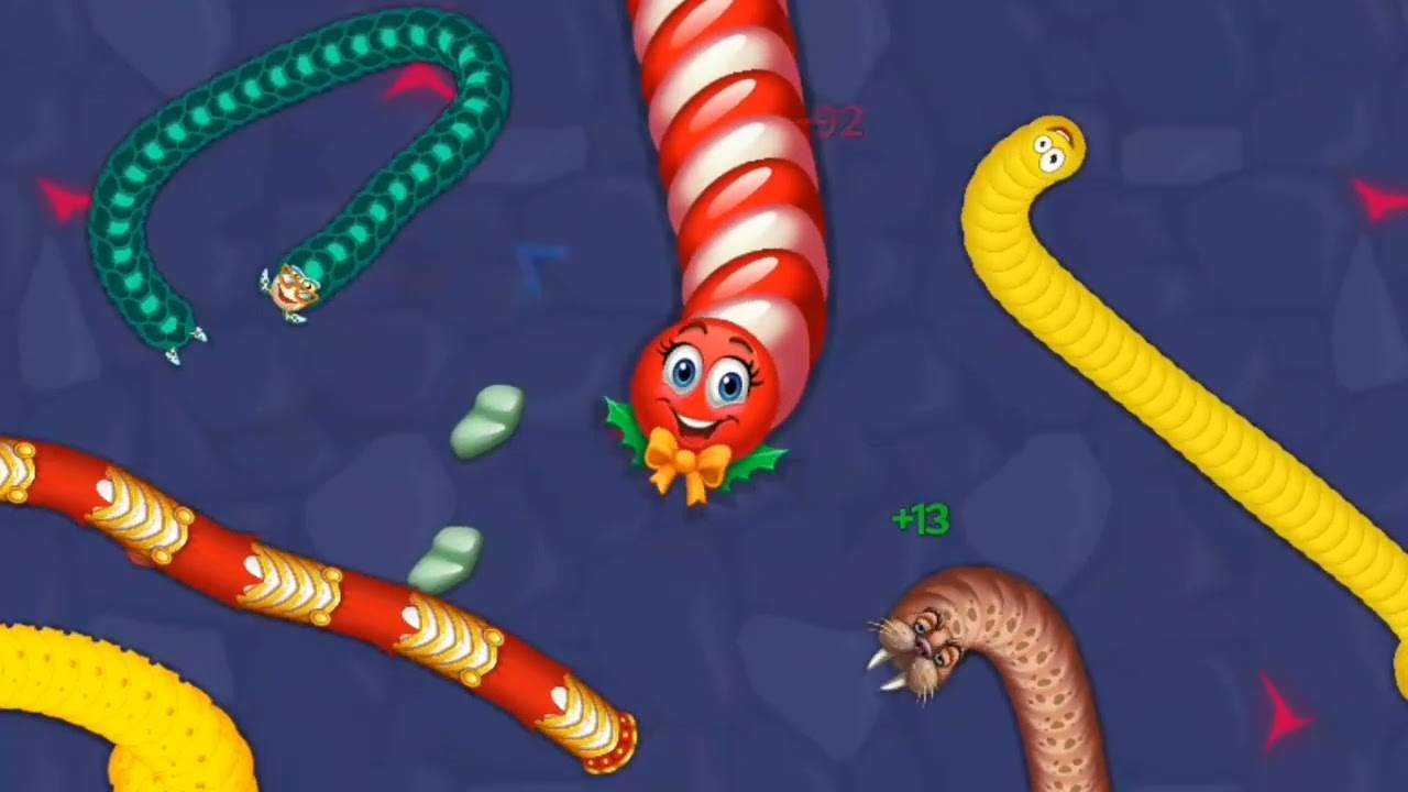 Worms Giant no death 🐍🐍🐍
