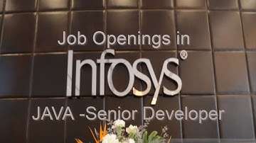 Job Opening in Infosys: Senior Java Developer