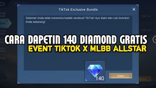 CARA DAPETIN 140 DIAMOND GRATIS EVENT TIKTOK X MLBB ALLSTAR DINO PLANET