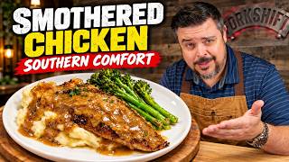 Smothered Chicken with Onion Gravy | Southern Comfort Food Done Right