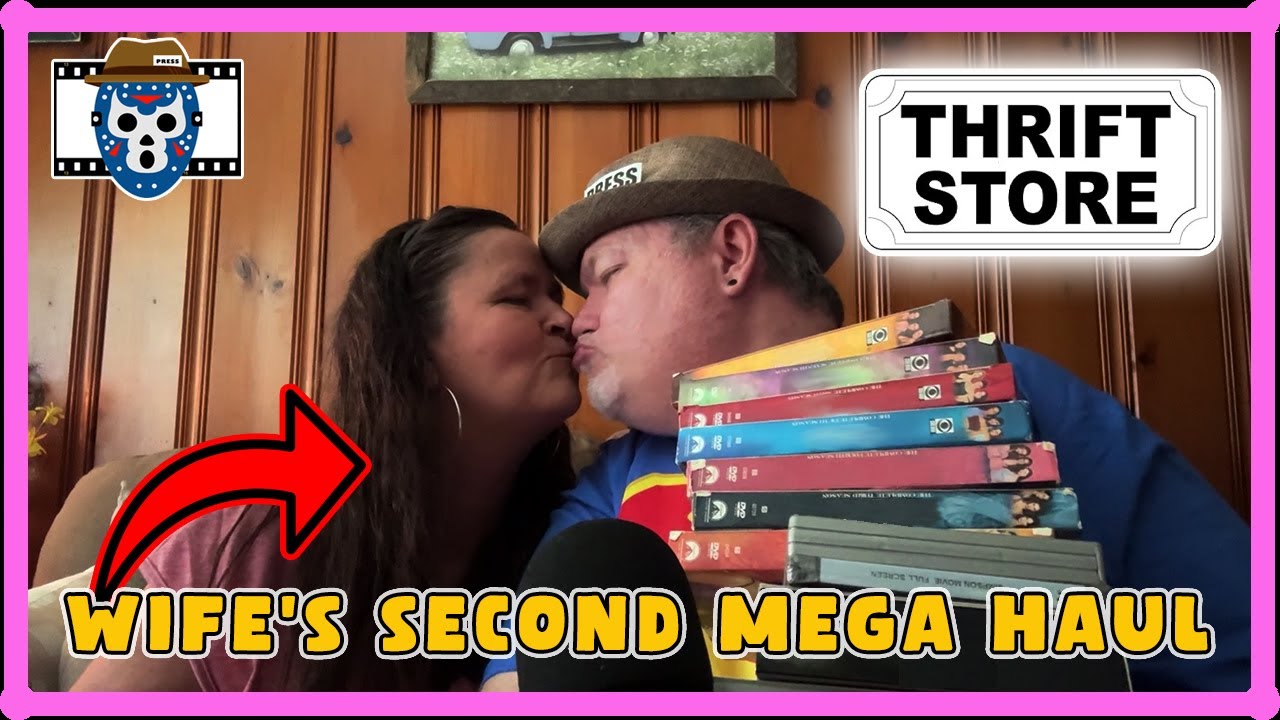 WIFE'S SECOND MEGA THRIFTING MOVIE HAUL | More TV Season DVD Sets | UFC Blu Ray | BBC Documentary