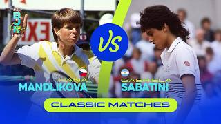 Gabriela Sabatini (ARG) v Hana Mandlikova (CZE) | 1986 BJK Cup Quarter-Finals | TV HIGHLIGHTS