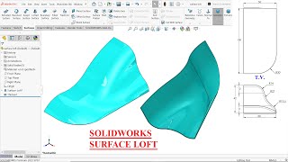 SOLIDWORKS SURFACE LOFT