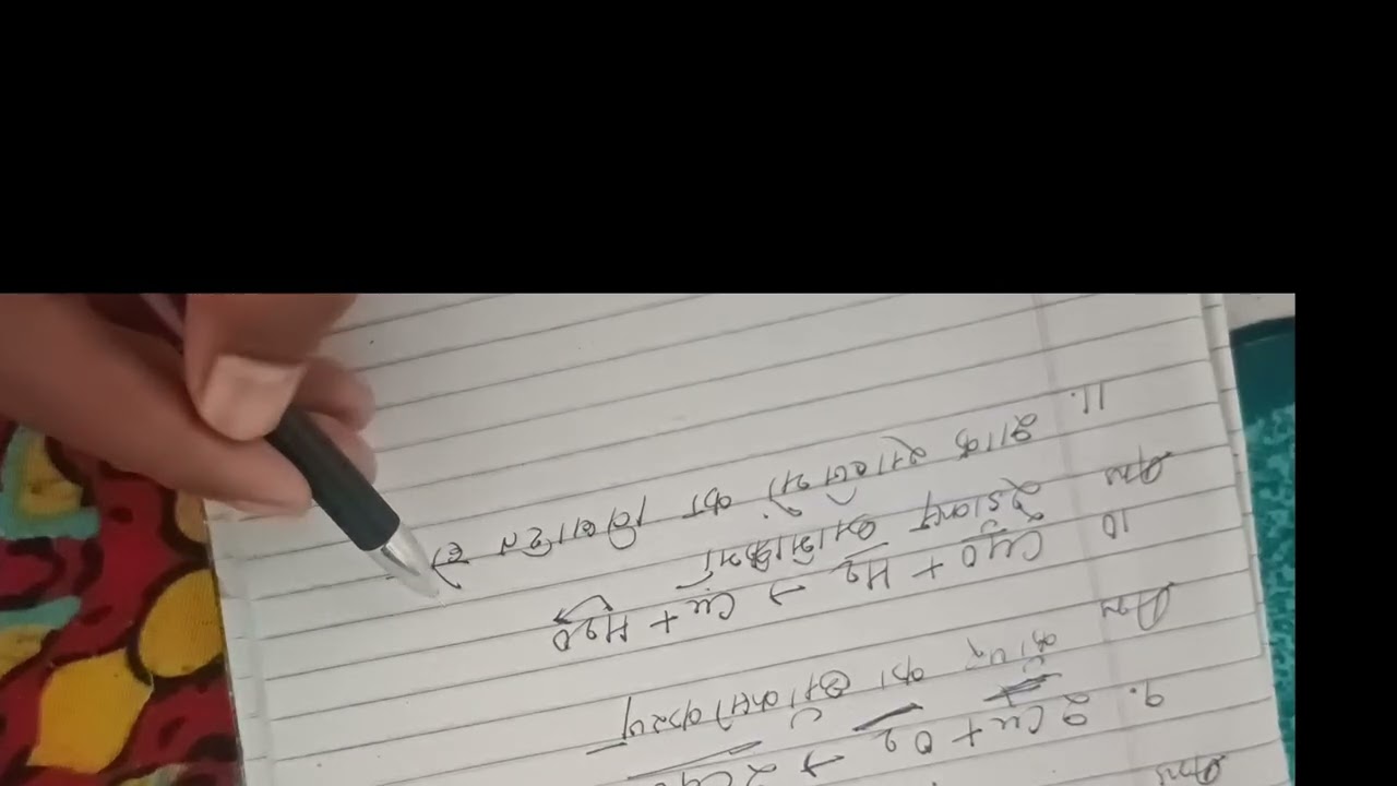 Class 10th solved objective question chemistry 