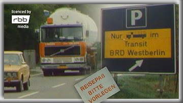 Fahrt über die Transitstrecke durch die DDR | 1983