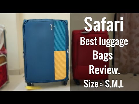 Buy Safari New Hard Trolley Bags Sharp Antiscratch 55, 65 & 77 Cms Small,  Medium & Large PP Hard Sided 4 Spinner Wheels Suitcase Set of 3 (Blue) at  Amazon.in