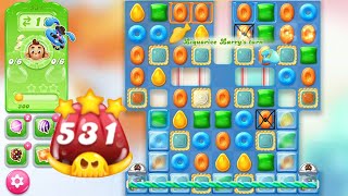 Candy Crush Jelly Saga HARD Level 531 || 3 Stars 🌟🌟🌟