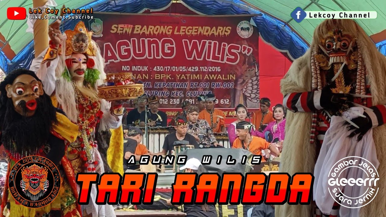 TARI RANGDA || JARANAN AGUNG WILIS || SENI BARONG LEGENDARIS