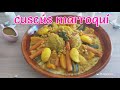 El auténtico cuscús marroquí de carne y verduras muy delicioso y fácil de hacer, paso a paso