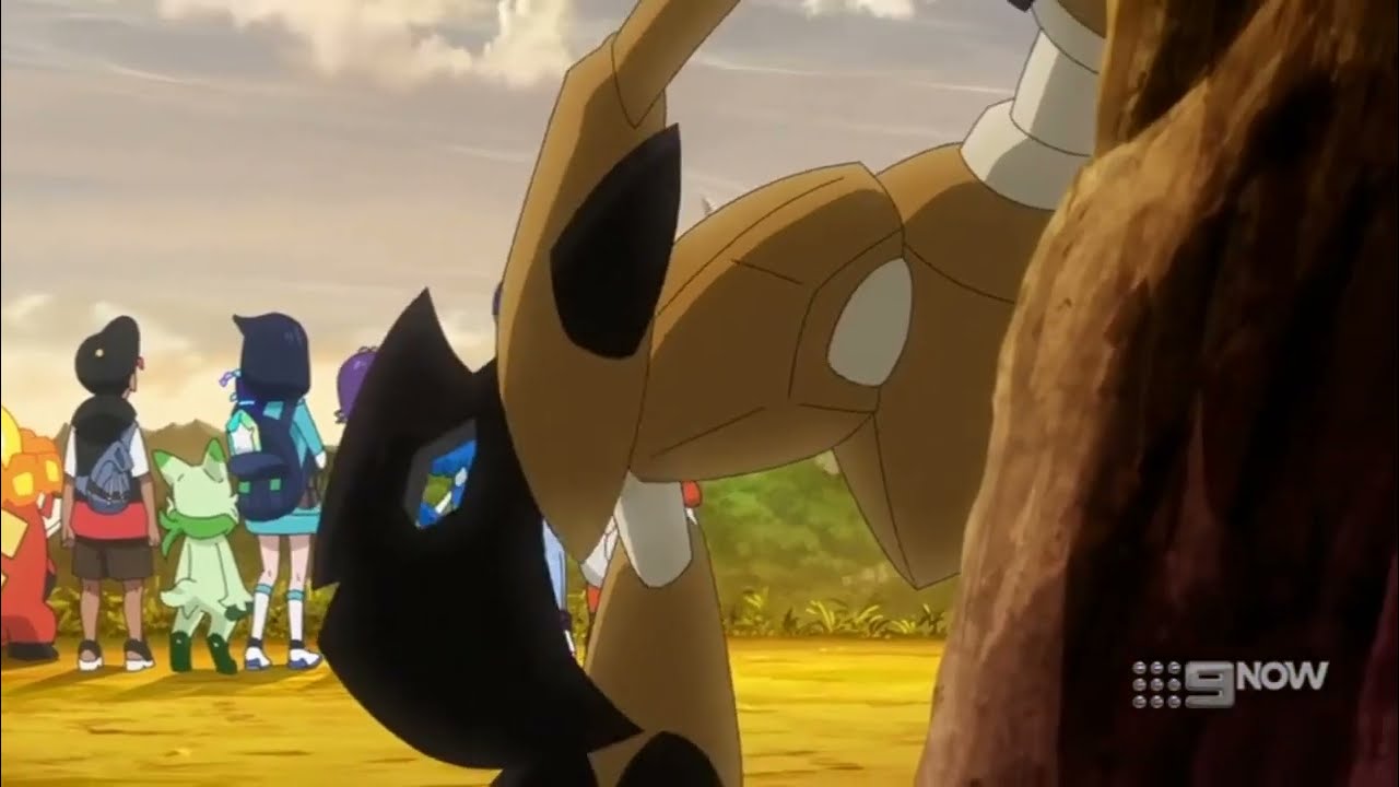 Kleavor gets out its Ancient Poké Ball..wmv