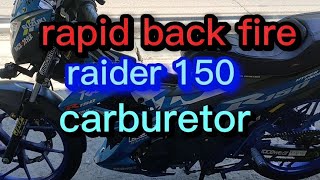 paano mag install ng rapid back fire sa raider 150 carburetor by idol tropa 547 views 6 months ago 8 minutes, 50 seconds