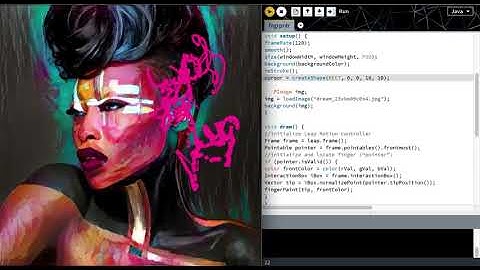 Deep Dream, Processing & Leap Motion Controller