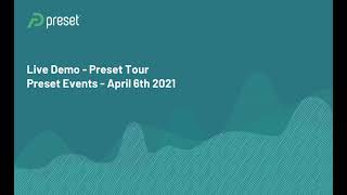 Preset Live Demo - Tour of Preset Cloud