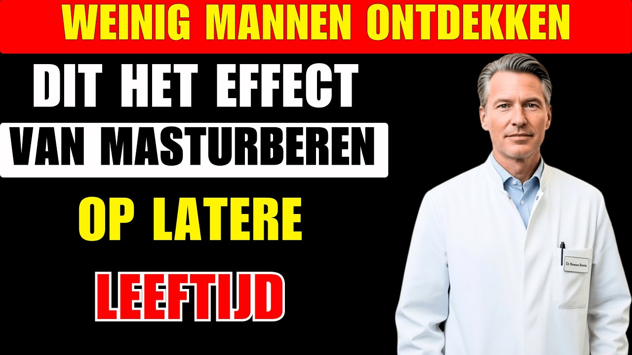 Als u ouder bent en masturbeert, moet u dit absoluut weten van uw arts