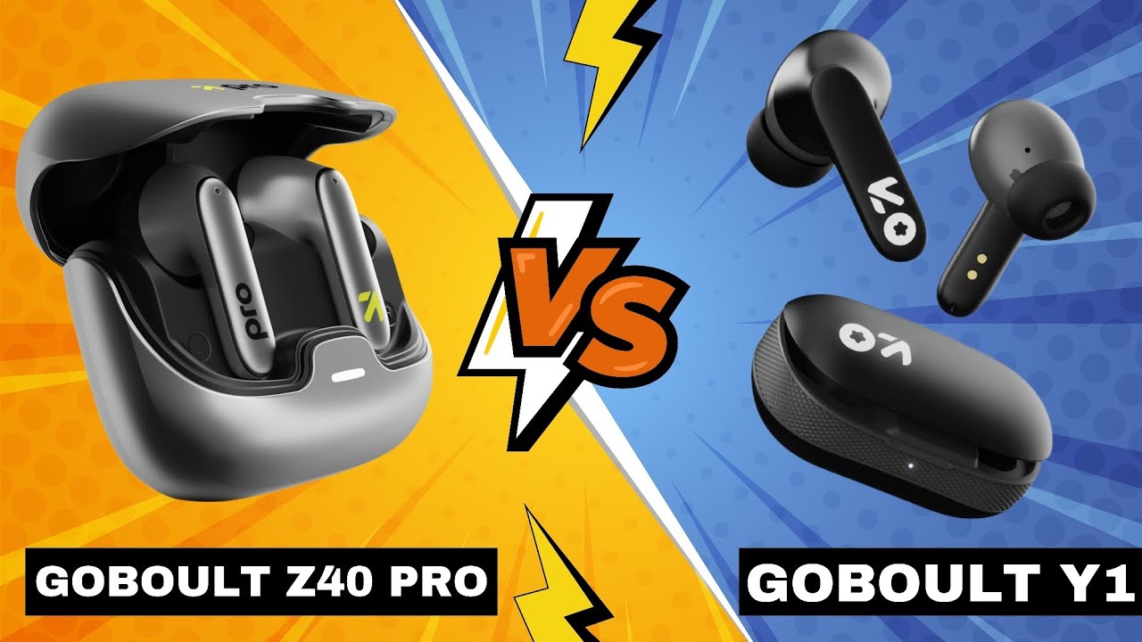 GoBoult Z40 Pro vs Y1 🔥 Best TWS Battle Under ₹1500! Full Comparison|| Gaming Music,Calling Earbuds!