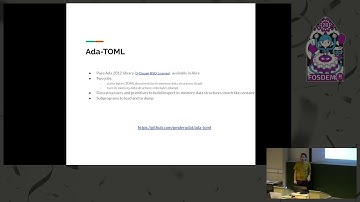 Ada-TOML: a TOML Parser for Ada