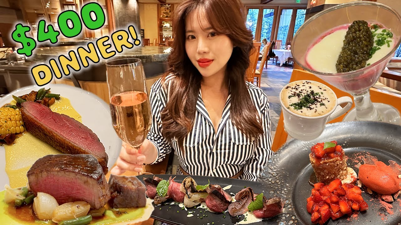 400 multicourse dinner at Disneyland Napa Rose Chef’s Counter. The