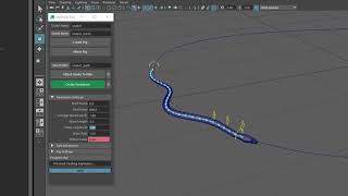 mzSnakeTool - Maya Snake Animation Tool