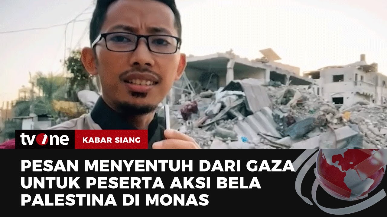 Pesan WNI di Gaza kepada Masyarakat Bela Palestina di Monas: Kalian Dikumpulkan Bukan karena Panitia