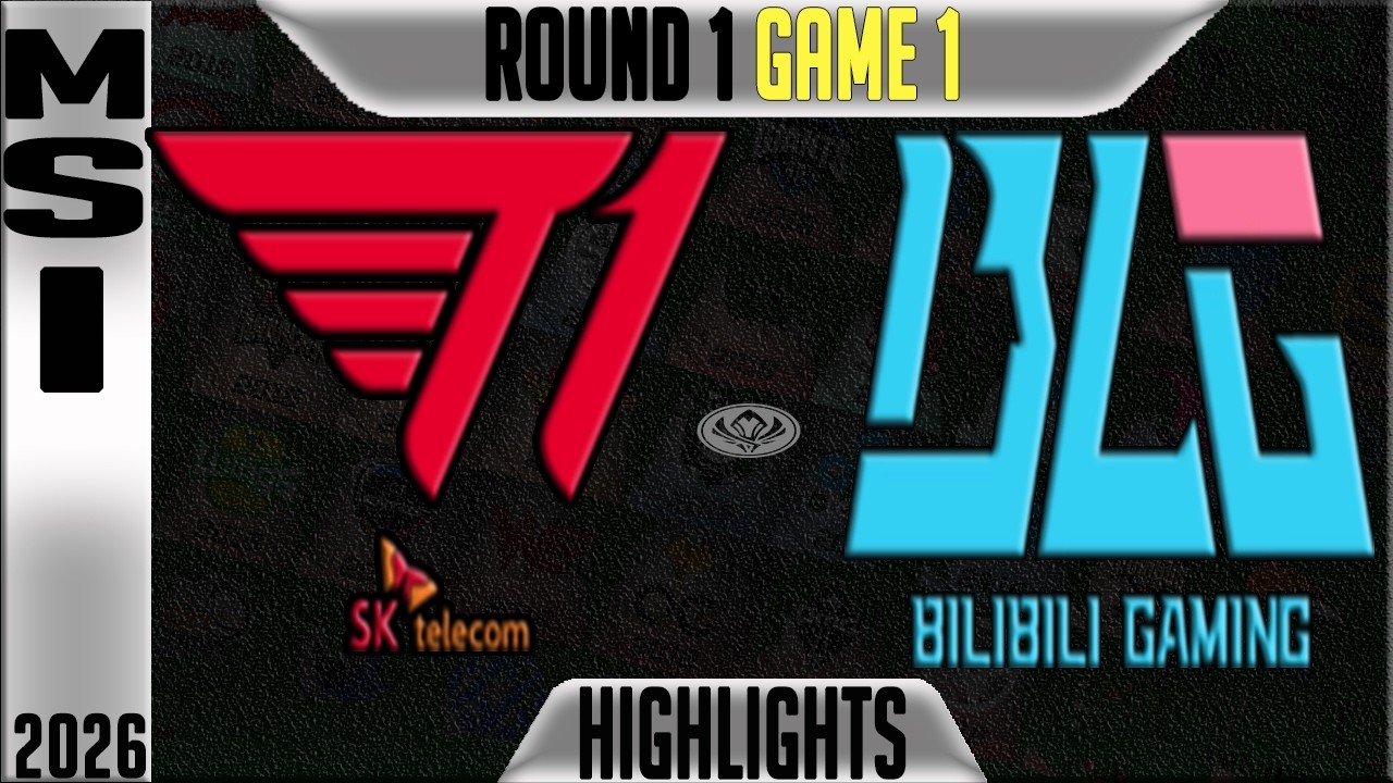 T1 vs BLG Highlights Game 1 | MSI 2026 Day 2 | T1 vs Bilibili Gaming G1
