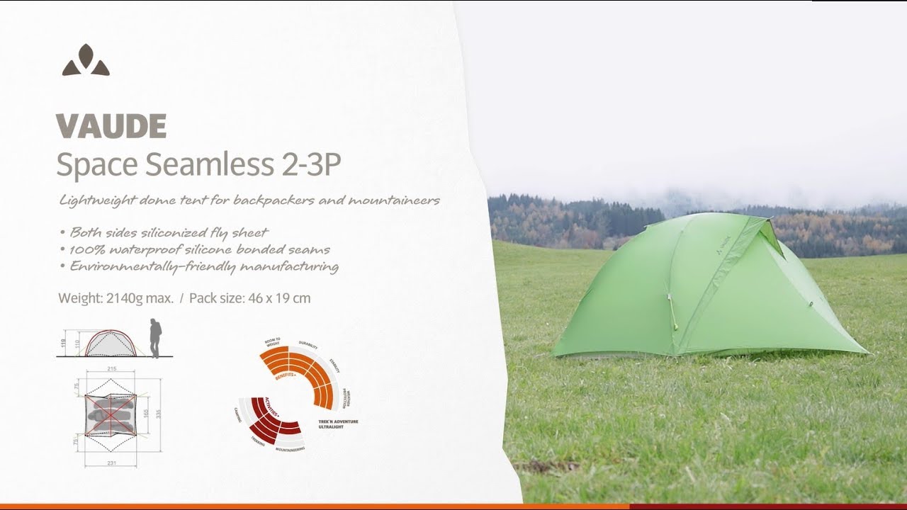 Space 2-3 - Lightweight tent | Lightweight VAUDE