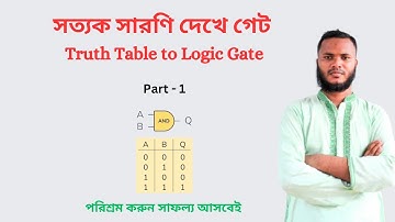 সত্যক সারণি দেখে গেট বের করার সহজ উপায় | Truth Table to Logic Gate |hsc ict chapter 3 | #Dulalsir