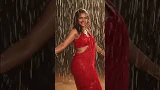 It's Raining 🌧 #beauty #girl #raindance #redsarees #dance #viral #viralvideo #glowwithnature
