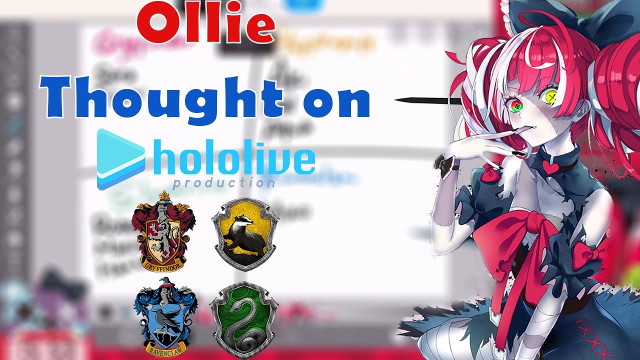 Ollie Thought on which Harry Potter School that fit each of Holomember