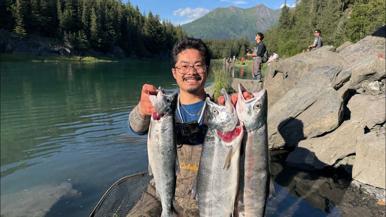 We Are Back At Bird Creek Fishing For Some Coho Salmon!