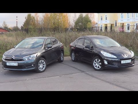 Пежо 408 vs Ситроен С4. ОБА НА ДИЗЕЛЕ!!!