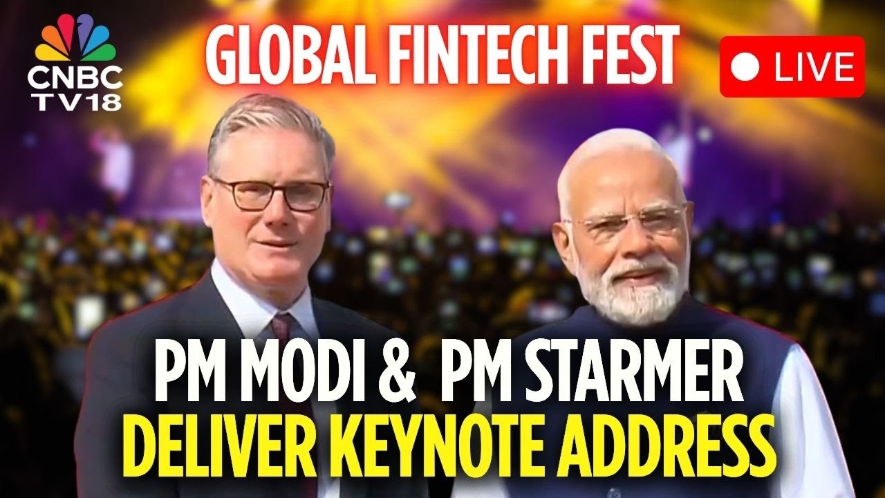 LIVE | PM Modi & UK PM Keir Starmer Arrive At CEO Forum | Global Fintech Fest | Mumbai | N18L