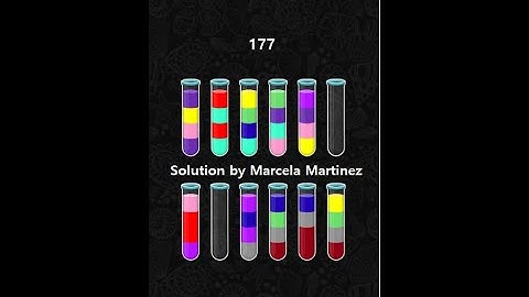 Color Water Sort 3D level 177 | Gameplay Mobile Games