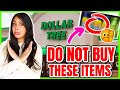 DO NOT BUY THESE DOLLAR TREE ITEMS (products I regret buying or don't buy)
